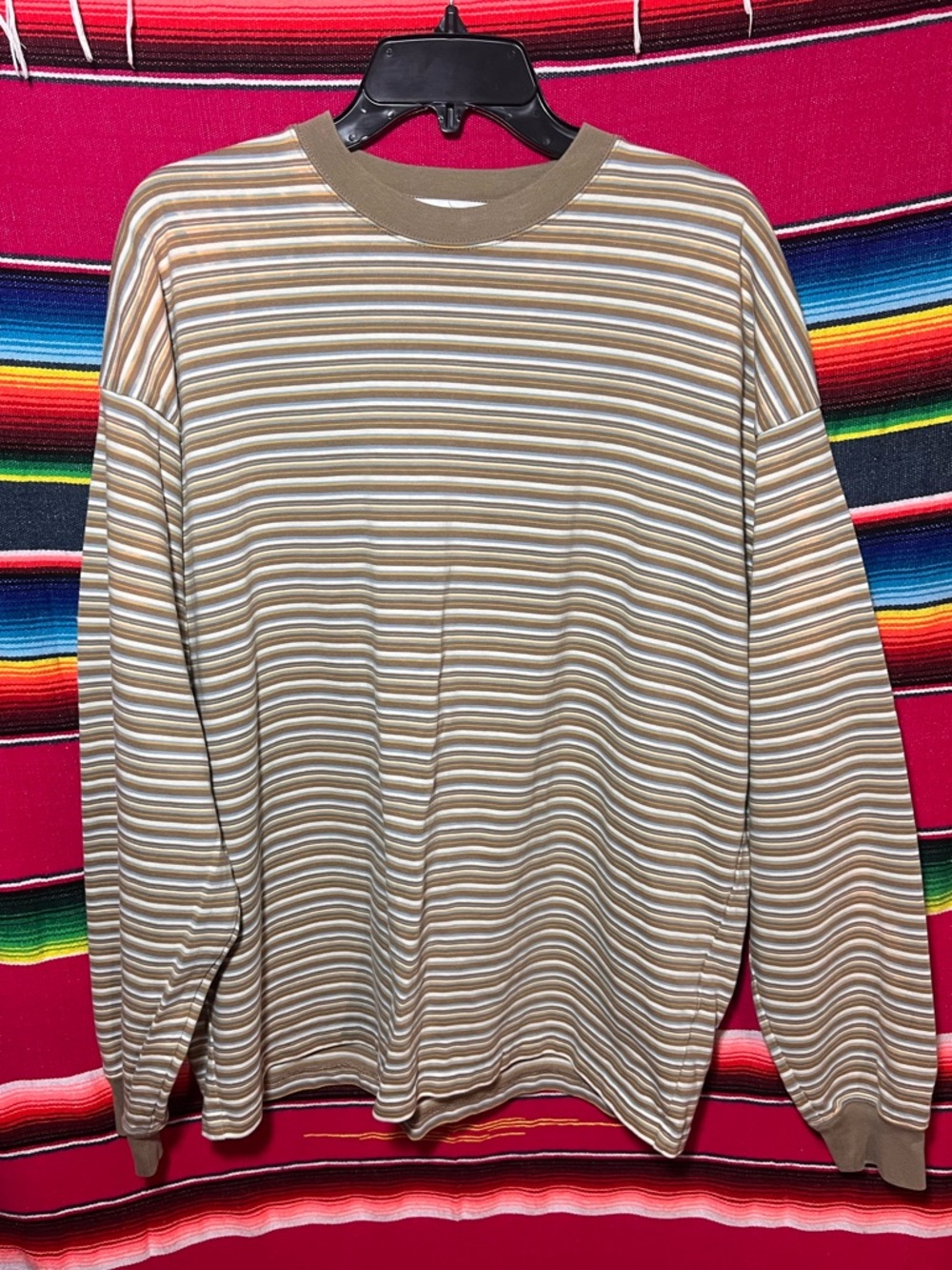 B:MING by BEAMS Japan Heavy Weight Striped Crewneck T-shirt Size Large